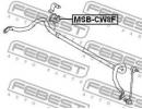 Втулка переднего стабилизатора d22 MITSUBISHI LANC W8F