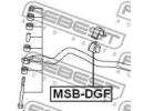 Втулка переднего стабилизатора d23 MITSUBISHI CARI DGF