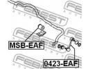 Втулка переднего стабилизатора d18 MITSUBISHI LEGN EAF