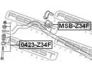 Втулка переднего стабилизатора d25.8 MITSUBISHI CO 34F