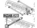 Сайлентблок задней продольной тяги MAZDA 626 GF 19 023