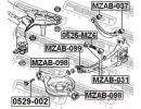 Сайлентблок заднего рычага MAZDA 6 WAGON GY 2002-2 037