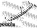 Сайлентблок передний задней рессоры MAZDA B2200 UN 070