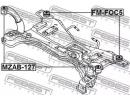 Сайлентблок подрамника передний MAZDA 3 BK 2003-20 127