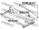 Сайлентблок задней поперечной тяги MAZDA MPV LW 19 KIT