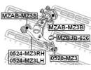 Сайлентблок задний переднего рычага с кронштейном  Z3B