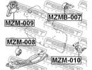 Сайлентблок задней подушки двигателя MAZDA 323F BA 007