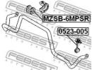 Втулка заднего стабилизатора d22.5 MAZDA 6 MPS GG  PSR