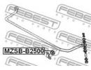 Втулка переднего стабилизатора d26.4 MAZDA BT-50 U 500