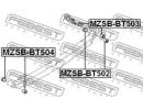 Втулка задней рессоры задняя MAZDA BT-50 UN 2006-2 502