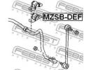 Втулка переднего стабилизатора d18 MAZDA 2 DE 2007 DEF