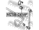 Втулка переднего стабилизатора d17 MAZDA DEMIO DY  EMF