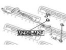 Втулка переднего стабилизатора d15.6 MAZDA 2 DE 20 M2F