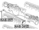 Сайлентблок передней поперечной тяги NISSAN PATROL 057