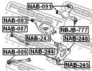 Сайлентблок заднего рычага NISSAN 350Z Z33 2002.06 083