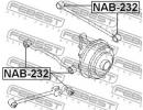 Сайлентблок задней поперечной тяги NISSAN SUNNY B1 232