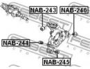 Сайлентблок задней цапфы NISSAN 350Z Z33 2002.06-2 243