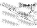 Сайлентблок рулевой рейки NISSAN TEANA J31 2006.04 257