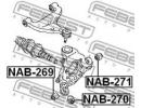 Сайлентблок задней цапфы NISSAN ELGRAND E51 2002.0 269