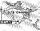 Сайлентблок подрамника задний NISSAN ALTIMA L32 20 359