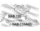 Сайлентблок переднего торсиона (гидравлический) NI 4WD