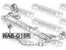 Сайлентблок задней балки NISSAN SYLPHY/SENTRA T B1 15R