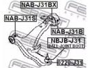 Сайлентблок передний переднего рычага NISSAN TEANA 31S