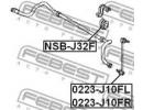 Втулка переднего стабилизатора d24 NISSAN TEANA RU 32F