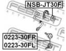 Втулка переднего стабилизатора d25 NISSAN T30 2000 30F