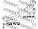 Втулка переднего подрамника NISSAN ALMERA UK MAKE  300