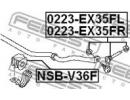 Втулка переднего стабилизатора d23 NISSAN SKYLINE  36F