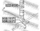 Втулка переднего стабилизатора d20 NISSAN PATROL(G 1F1