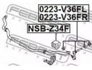 Втулка переднего стабилизатора d26 NISSAN SKYLINE  34F