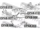 Сайлентблок заднего поперечного рычага OPEL INSIGN 008