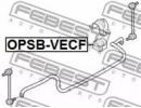 Втулка переднего стабилизатора d20 OPEL SIGNUM 200 ECF