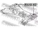 Сайлентблок подрамника задний RENAULT MEGANE II 20 BM2