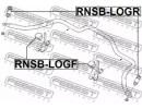 Втулка переднего стабилизатора RENAULT LOGAN 2005- OGR