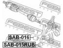 Сайлентблок задней цапфы SUBARU IMPREZA G12 2007.0 RUB