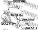 Сайлентблок переднего нижнего рычага SSANG YONG KY 014