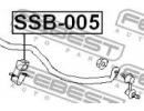 Втулка переднего стабилизатора d20 SUBARU IMPREZA  005