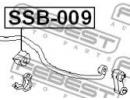 Втулка переднего стабилизатора d20 SUBARU LEGACY B 009