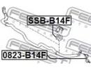 Втулка переднего стабилизатора d23 SUBARU LEGACY B 14F