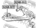 Сайлентблок передний нижнего рычага SUZUKI SIDEKIC 001