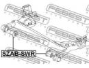 Сайлентблок задней балки SUZUKI SWIFT RS413/RS415/ SWR