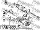 Сайлентблок рулевой рейки TOYOTA AVENSIS AZT25# 20 033