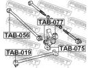 Сайлентблок задней цапфы TOYOTA COROLLA AE10#,CE10 075