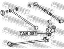 Сайлентблок задней цапфы TOYOTA COROLLA SED/CP/WG  081