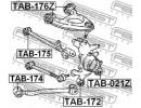 Сайлентблок заднего продольного рычага TOYOTA CELS 174