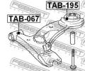 Сайлентблок задний переднего рычага TOYOTA CALDINA 195