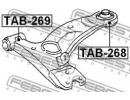 Сайлентблок задний переднего рычага TOYOTA CELICA  268